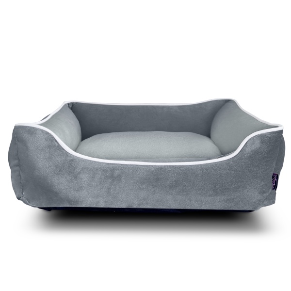 Grey dog pillow best sale